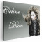 Tablou afis Celine Dion cantareata 2259 Tablou canvas pe panza CU RAMA 30x40 cm