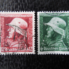 Germania Reich-in memoria soldatilor ucisi in primul razboi-serie completa-stamp