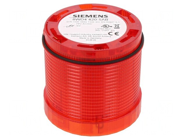 Semnalizator Luminos LED Roșu 24V IP65