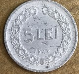 MNDRO0001 Monedă 5 Lei 1948 - Republica Populară Rom&acirc;nă (RPR) - Colecți