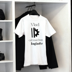 Tricou personalizat "Cel mai bun inginer"