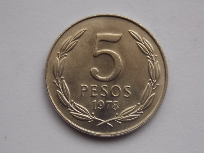 5 PESOS 1978 CHILE-XF