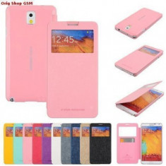 Husa Mercury window Samsung Galaxy Note3 N9005 Pink Blister