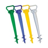 Mirpol Suport Umbrela Terasa/Gradina, Ancorare Solida, Lungime 43 cm, Compatibil Tub 2-3 cm, Maner Reglabil