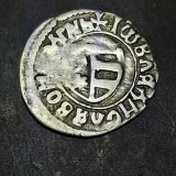 Rom&acirc;nia Valahia 1 ducat / dinar ND (1447-56) argint Vladislav ll Tip ll