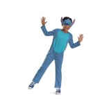 Costum carnaval Stitch Basic pentru copii, marimea XS (3-4 ani)