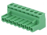 Regletă de Conexiuni Deconectabilă 5,08mm 8 Piste Drept Mufă