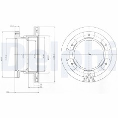 DELPHI BG9069 Disc frana