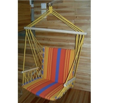 Hamac de gradina tip scaun, cu brate, Maldive, HM025, multicolor foto