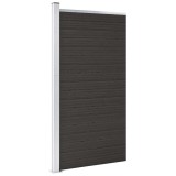 Cumpara ieftin Panou de gard, negru, 95x186 cm, WPC