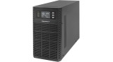 Sursă de alimentare ne&icirc;ntreruptibilă Qoltec UPS | 3kVA | 3000W | Factor de putere 1,0 | LCD | EPO | USB | On-line