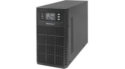 Sursă de alimentare ne&amp;icirc;ntreruptibilă Qoltec UPS | 3kVA | 3000W | Factor de putere 1,0 | LCD | EPO | USB | On-line foto