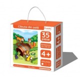Casuta din oala. Puzzle educational 35 piese, 4+