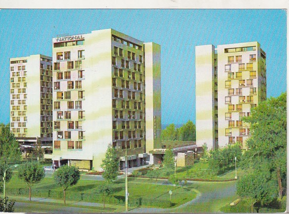 bnk cp Mamaia - Hotelurile Patria , National, Unirea - necirculata - Rombach