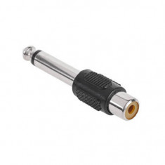 Adaptor Generic Jack 6.3 mm - RCA Silver foto