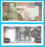 Columbia (pick 420) 500 Pesos 1979 UNC; Generalul Santander