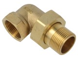Cot 90&deg; dublu conector tată-mamă plat GEBO 97-5BR