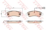 Set placute frana,frana disc FIAT DUCATO bus (250, 290) (2006 - 2016) TRW GDB2068