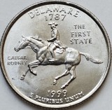 25 Cents SUA 1999 Delaware, Litera P, UNC - Moneda America State Quarter