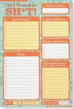 Can't Remember Sh*t Note Pad (to Do List)