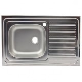 Chiuveta pentru masca Zilan ZLN3736 din inox, cuva stanga, anticalcar, 80 x 50 cm