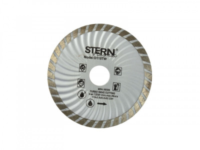 Disc pentru beton115mm turbo tip S, Geko, G00293 foto