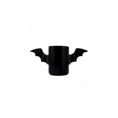 Cana ceramica 3D, model Batman, 200 ml, Gonga&amp;reg; Negru foto