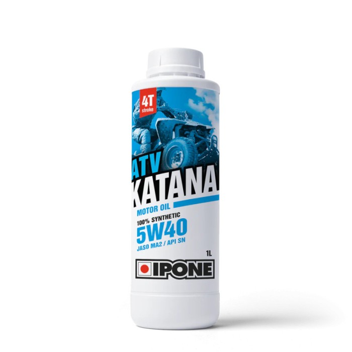 MBS Ulei ATV 4T Ipone Katana ATV 5W40 100% Sintetic - JASO MA2 - API SM, 1L, Cod Produs: 800163IP
