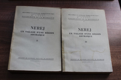 Nerej un village d une regione archaique vol 1-2-3 Henri Stahl nereju foto