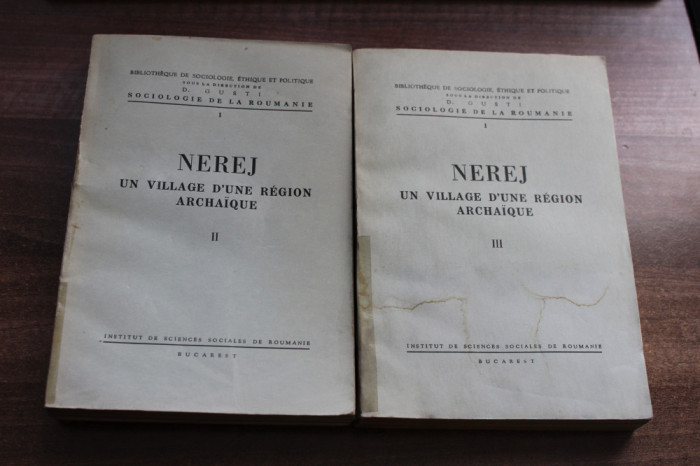 Nerej un village d une regione archaique vol 1-2-3 Henri Stahl nereju