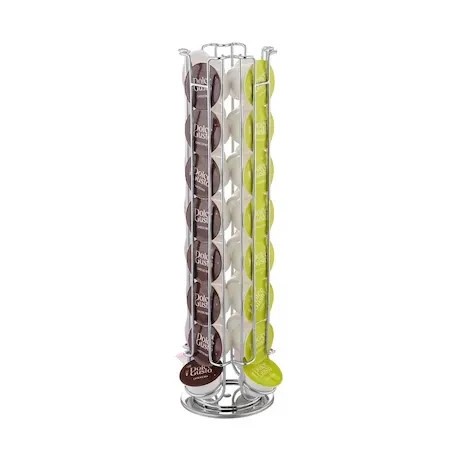 Suport 32 capsule Dolce Gusto, vertical, 42x11cm , baza rotativa
