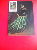 HOPCT MAXIMA ROMANIA NR 1117 CAMILLE / SOTIA ARTISTULUI -CLAUDE MONET -PICTURA
