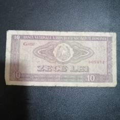 Bancnota 10 Lei - 1966