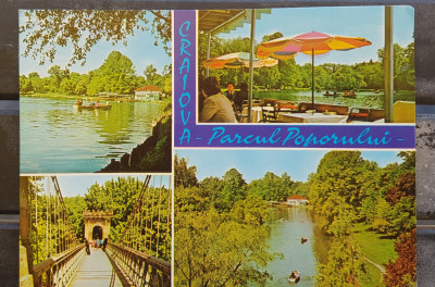 CPIB 17654 CARTE POSTALA - CRAIOVA, PARCUL POPORULUI, MOZAIC foto