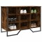 vidaXL Pantofar, stejar fumuriu, 90x38x61,5 cm, lemn prelucrat 848646