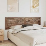 vidaXL Tăblie cap Pe perete natural 200 cm Lemn solid de tec 42024552