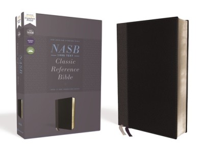 Nasb, Classic Reference Bible, Leathersoft, Black, Red Letter, 1995 Text, Comfort Print foto