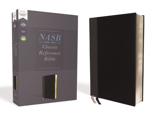 Nasb, Classic Reference Bible, Leathersoft, Black, Red Letter, 1995 Text, Comfort Print