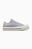 Converse tenisi Chuck Taylor All Star Lift culoarea violet, A12553C