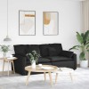 VidaXL Canapea modulară cu perne, negru 3321119