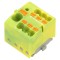 Conector de șine push-in, 7 borne