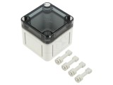 Carcasă universală din policarbonat, IP66, 65 x 65 x 57 mm