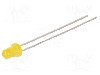 Dioda LED, 3mm, galbena, 65mcd, 10mA, 2...2,5V, LITEON - LTL1NHSH6D