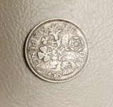 UK / Marea Britanie - 6 pence (1958) Queen Elizabeth II - monedă s157, Europa