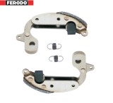 Set saboti ambreiaj pornire simplu moped Piaggio Ciao &ndash; Bravo &ndash; Si &ndash; Grillo (fara variator) 2T AC 50cc - Ferodo FCD0604, Oem