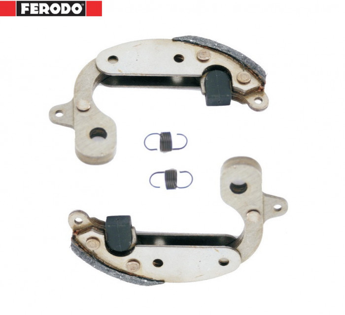 Set saboti ambreiaj pornire simplu moped Piaggio Ciao &ndash; Bravo &ndash; Si &ndash; Grillo (fara variator) 2T AC 50cc - Ferodo FCD0604