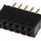 Conector 6 pini, seria {{Serie conector}}, pas pini 1.27mm, CONNFLY - DS1065-07-1*6S8BV