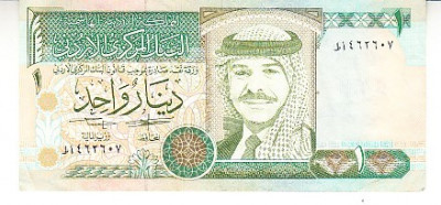 M1 - Bancnota foarte veche - Iordania - 1 dinar - 1995 foto