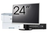 Pachet Calculator Second Hand HP Prodesk 600 G2 SFF, Intel Core i3-6100 3.70GHz, 8GB DDR4, 240GB SSD + Monitor 24&amp;quot; &amp; Imprimanta Brother HL-L6300D