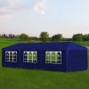 Gossi cort de petrecere, albastru, 3 x 9 m